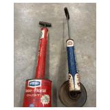 Vintage Eveready Dust Pump and Gulf Space Sprayer.