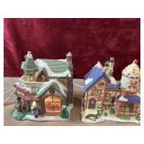 Chocolate chip and candy factory village.