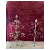 Vintage table top ornament trees.