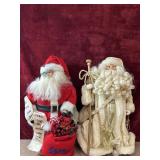 Ole Miss Rebels collegiate Santa figurine Santa
