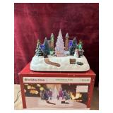 Holiday Time animated Christmas tree village