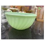 Jadeite. Fire-King Jadeite Swirl Mixing Bowl by