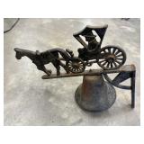 Vintage or rustic reproduction cast-iron