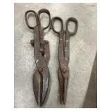 Vintage  drop-forged steel standard tin snips