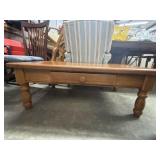 Vintage honey oak Coffee table.