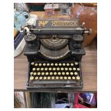 Black Woodstock Standard Typewriter.