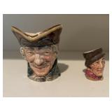 2 Vintage Royal Doulton "Dick Turpin" miniature