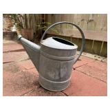 Vintage Galvanized Watering Can Garden Waterer