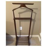 Vintage Mahogany Gentlemanï¿½s Valet Stand / Suit