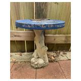 Concrete Bunnies Stand w/ Blue Concrete Topper