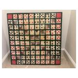 Handmade game board for One-Eyed Jack constructed