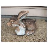 Textured Terra Cotta Bunny Rabbit Outdoor Yard