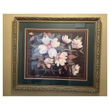 Traditional Framed and Matted Dogwood Botanical