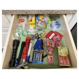 Utility Drawer Bundle- flashlight, Ziploc bags,