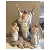 "The Resurrection" hand-painted fine porcelain
