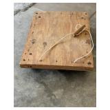 Homemade furniture dolly or moving platform with