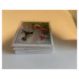 Vintage ceramic tile coasters.