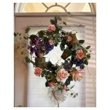 Garden Themed Door Wreath (Front Door)
