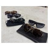 Classic tortoise square-frame reading sunglasses,