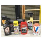 8 pc. various automotive care and cleaning