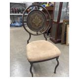 Powell Basil Antique Brown Dining Side Chair.