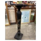 Vintage display pedestal. Detailed with gilt