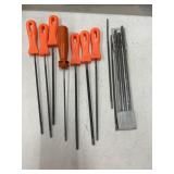 10 pc. chainsaw sharpening files and  chain saw