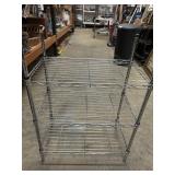 3 tier chrome wire storage shelving unit