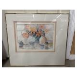Original still-life watercolor painting created
