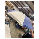 Outdoor beach umbrella.