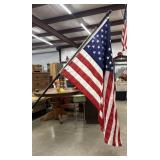 Outdoor American flag