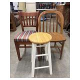 Windsor Style Spindle-Back Chair, Upholstered