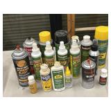 18pc. assortment various gun cleaning and