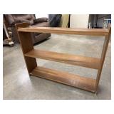 Vintage mid-century wooden bookshelf.