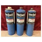 3 pc.  blue Bernzomatic 14.1 oz. Propane Hand
