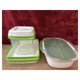 4 pc. components Rubbermaid FreshWorks Produce