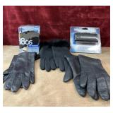 5 pc. Ladies gloves,eat warmers, and Royal
