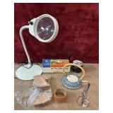 8 pc. desktop magnifying desk lamp, The
