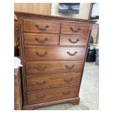 Traditional tallboy chest of drawers.