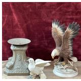 3 pc. vintage MasterpieceHomco bald eagle