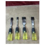 4 pc. Chisels.