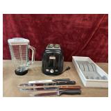 7 pc. Blender  glass top,Sunbeam toaster