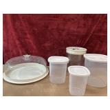5 pc. Plastic cake tray , Click Clack pantry