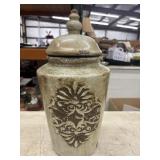 Vintage-style decorative ceramic lidded ginger