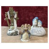 3 pc. Hobby Lobby Easter cross figurine, resin