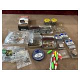 29 pc. Fishing hooks, bullet weights, fishing