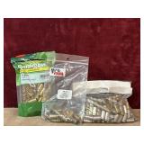 3 pc Remington metallic  unprimed cases, and