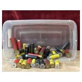 Mixed assortment of 12-gauge and 20-gauge shotgun