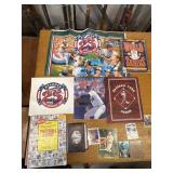Collection of vintage baseball memorabilia,