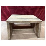 Toddler wooden step stool.